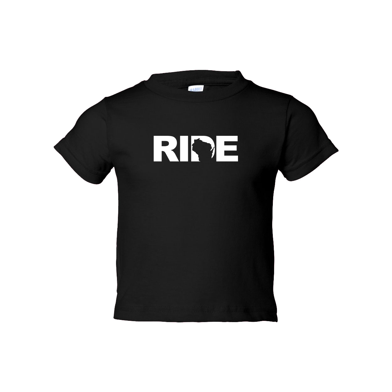 Ride Wisconsin Classic Toddler T-Shirt Black