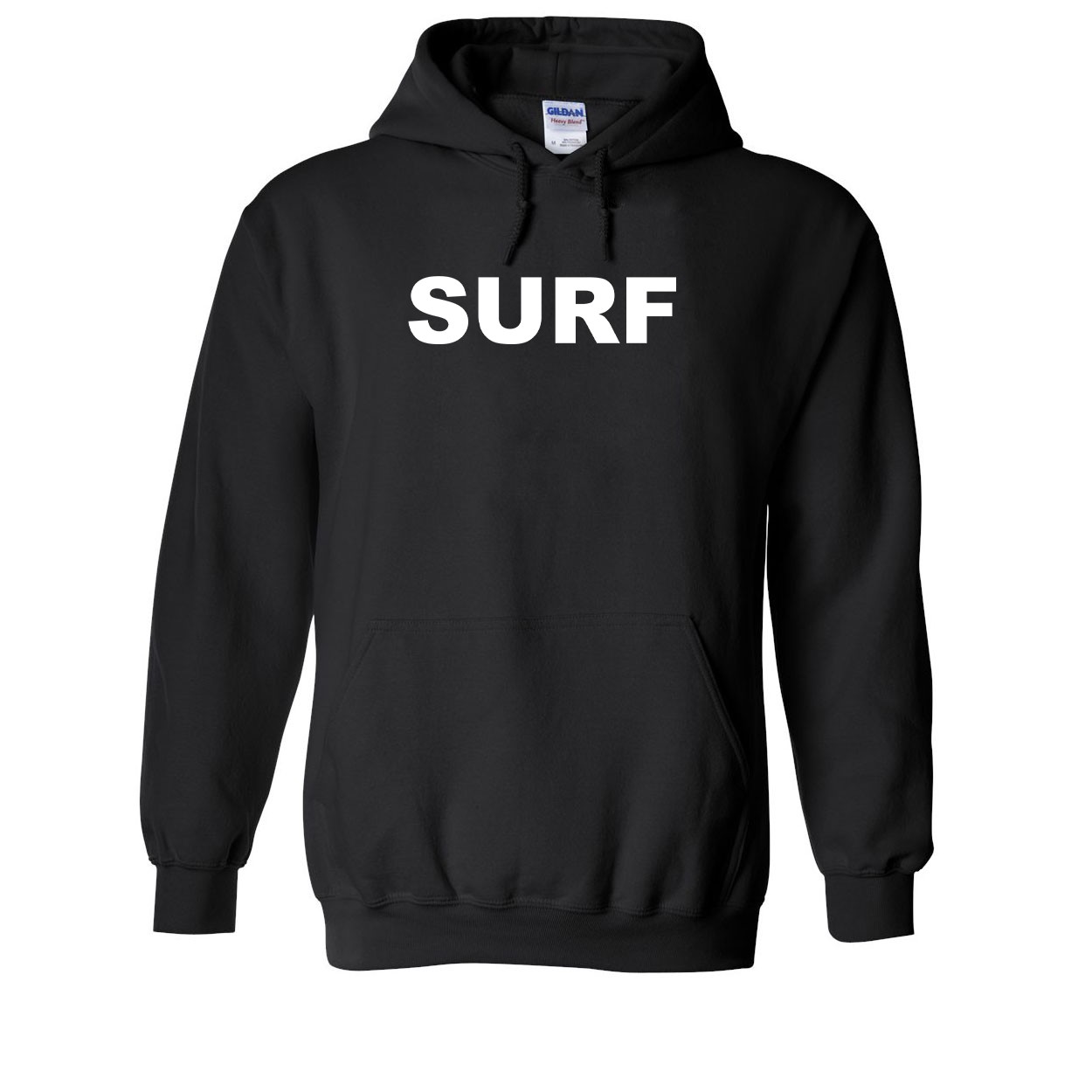 Surf Brand Logo Classic Sweatshirt Black (White Logo)