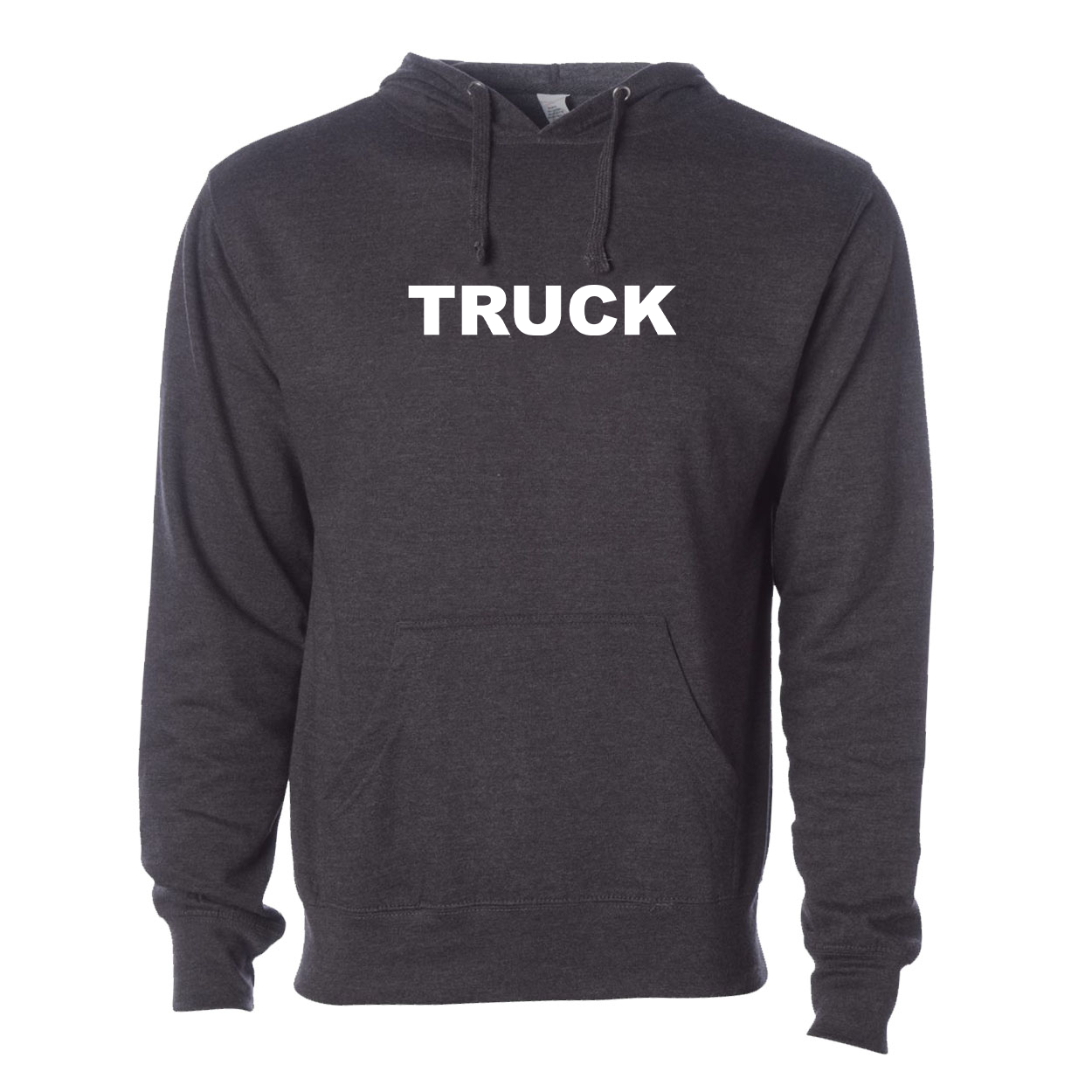 Truck Brand Logo Classic Sweatshirt Dark Heather Gray (Black Logo)