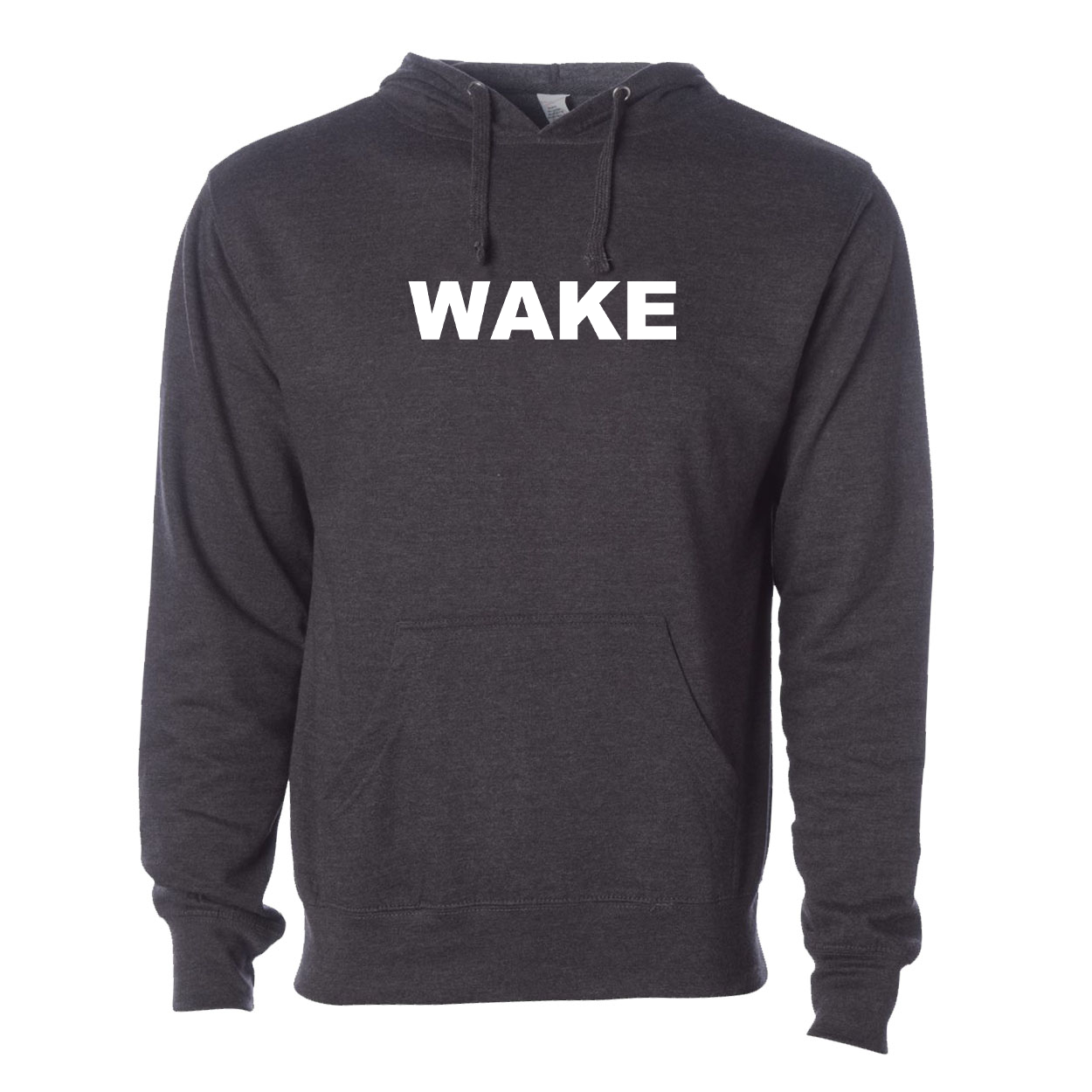 Wake Brand Logo Classic Sweatshirt Dark Heather Gray (Black Logo)