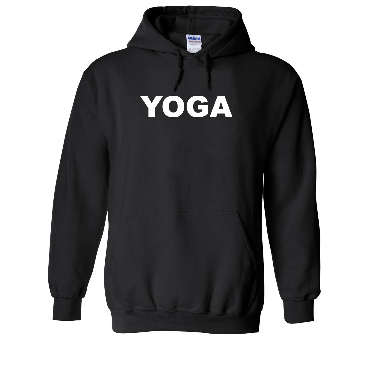 Yoga Brand Logo Classic Sweatshirt Black (White Logo)