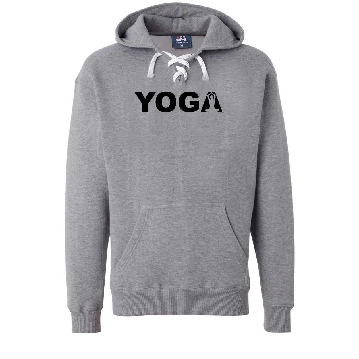 Yoga Meditation Logo Classic Unisex Premium Hockey Sweatshirt Oxford (Black Logo)