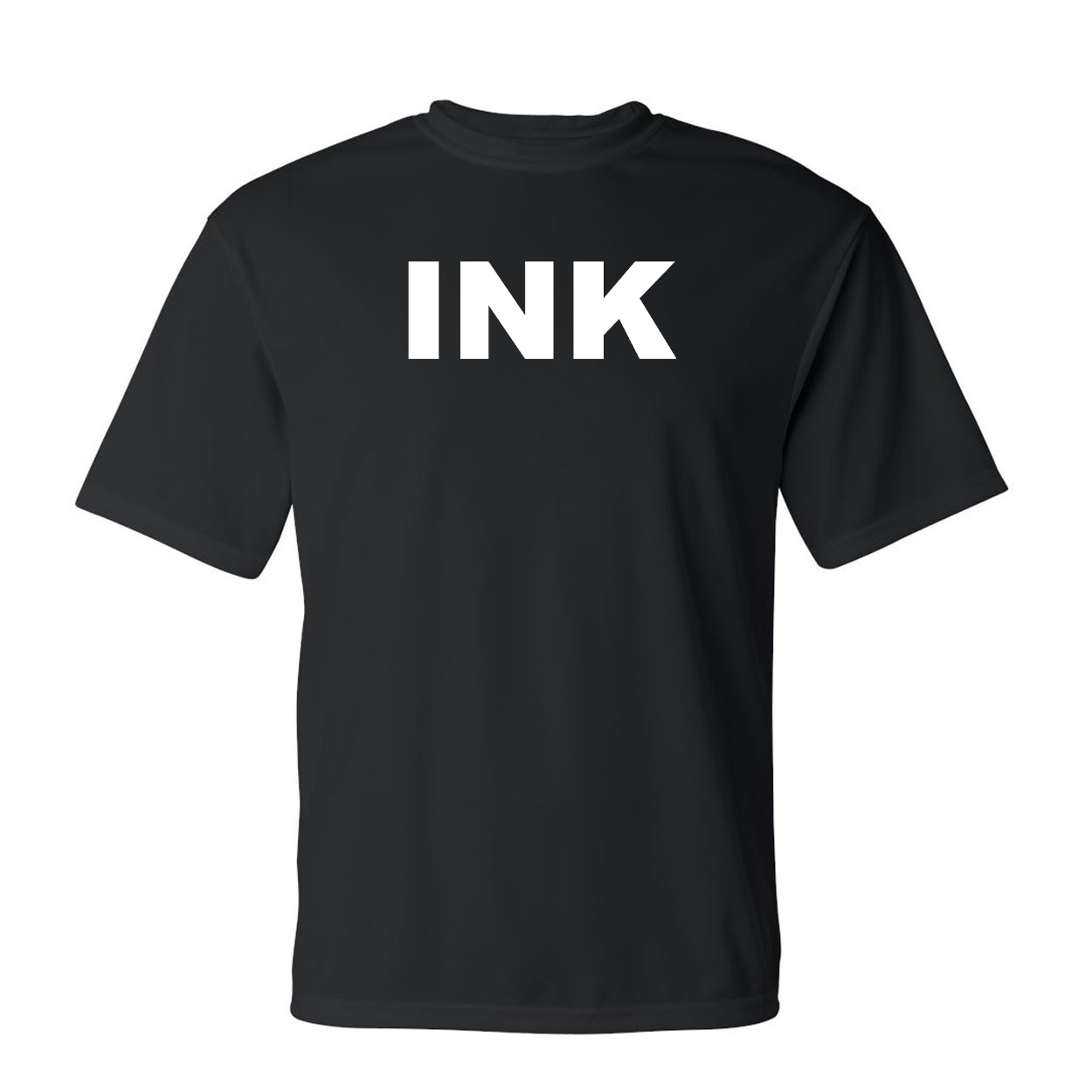 Ink Brand Logo Classic Unisex Performance T-Shirt Black