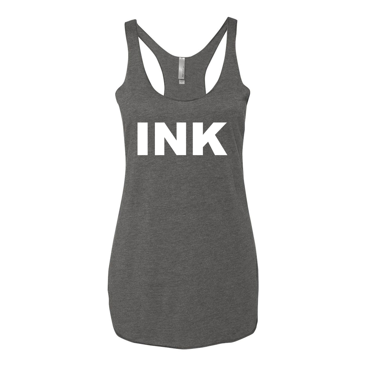 Ink Brand Logo Classic Women's Ultra Thin Tank Top Premium Heather Gray