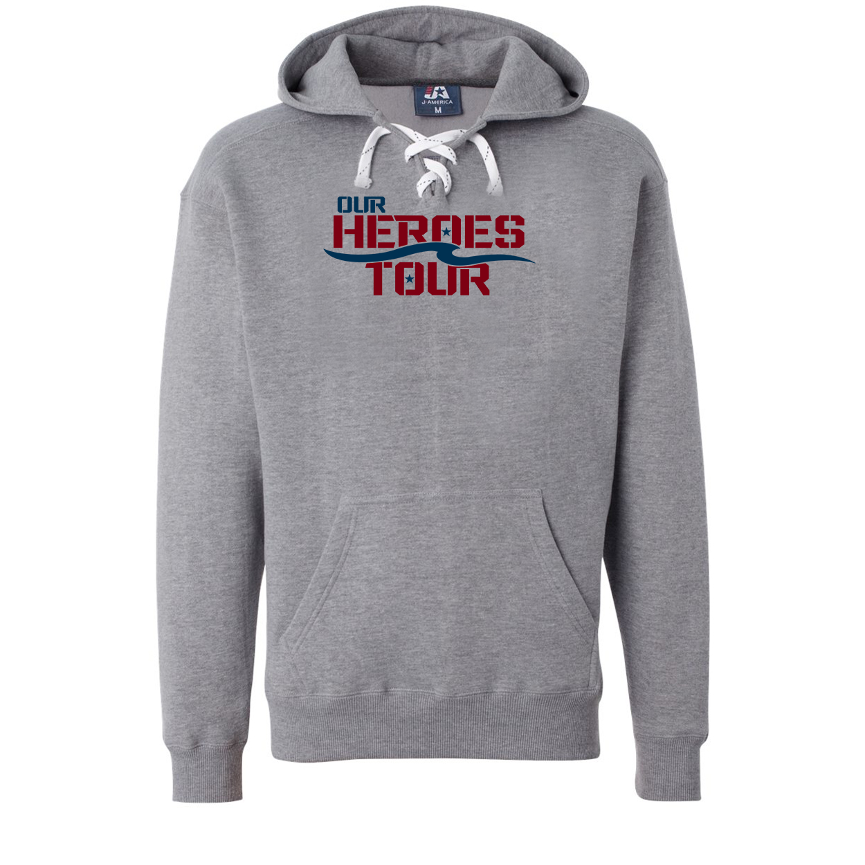 Our Heroes Tour Classic Unisex Premium Hockey Sweatshirt Oxford (White Logo)