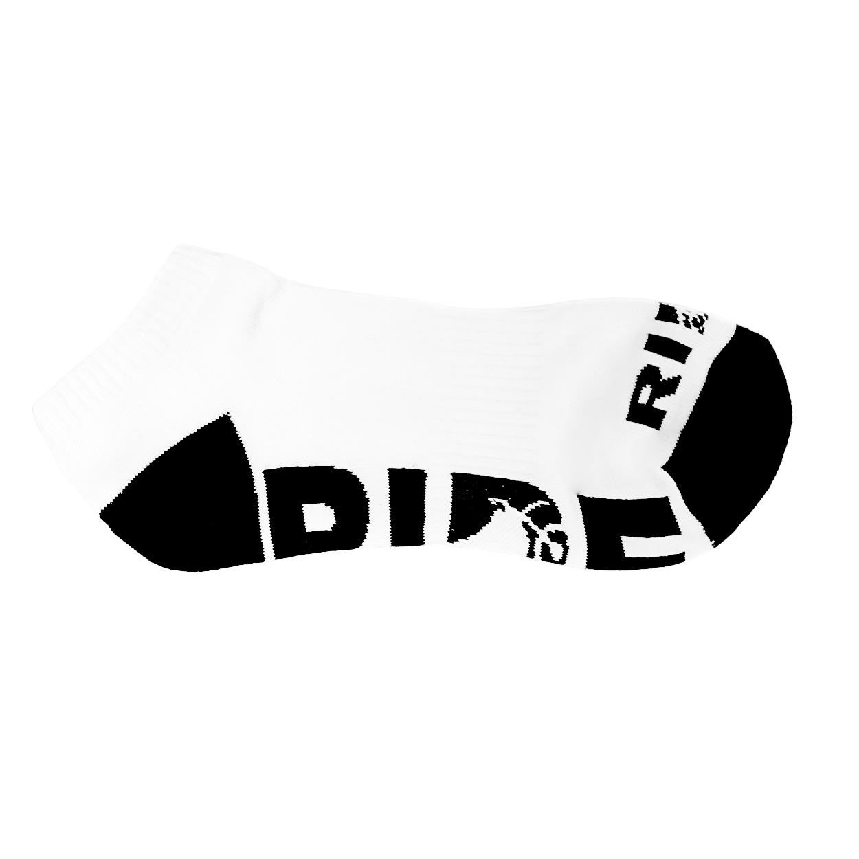 Ride Moto Logo Classic Ankle High Socks White/Black