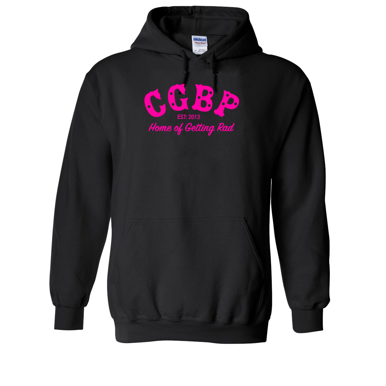 Cottage Grove Bike Park Classic Sweatshirt Black (Pink Logo)