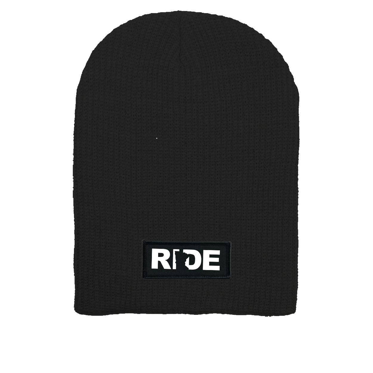 Ride Minnesota Night Out Woven Patch Solid Slouchy Beanie Black