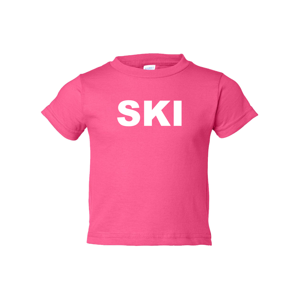 Ski Brand Logo Classic Toddler T-Shirt Pink