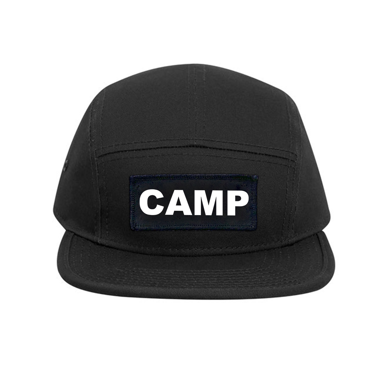 Camp Brand Logo Classic Woven Patch Classic Camper Hat Black