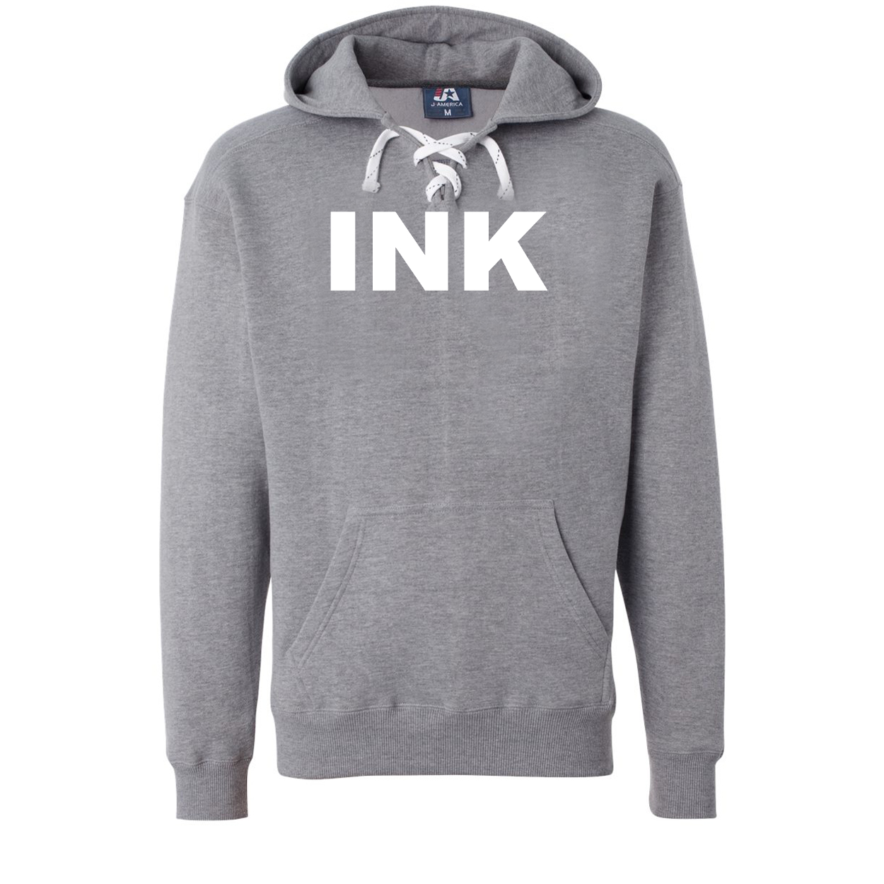 Ink Brand Logo Classic Unisex Premium Hockey Sweatshirt Oxford (White Logo)