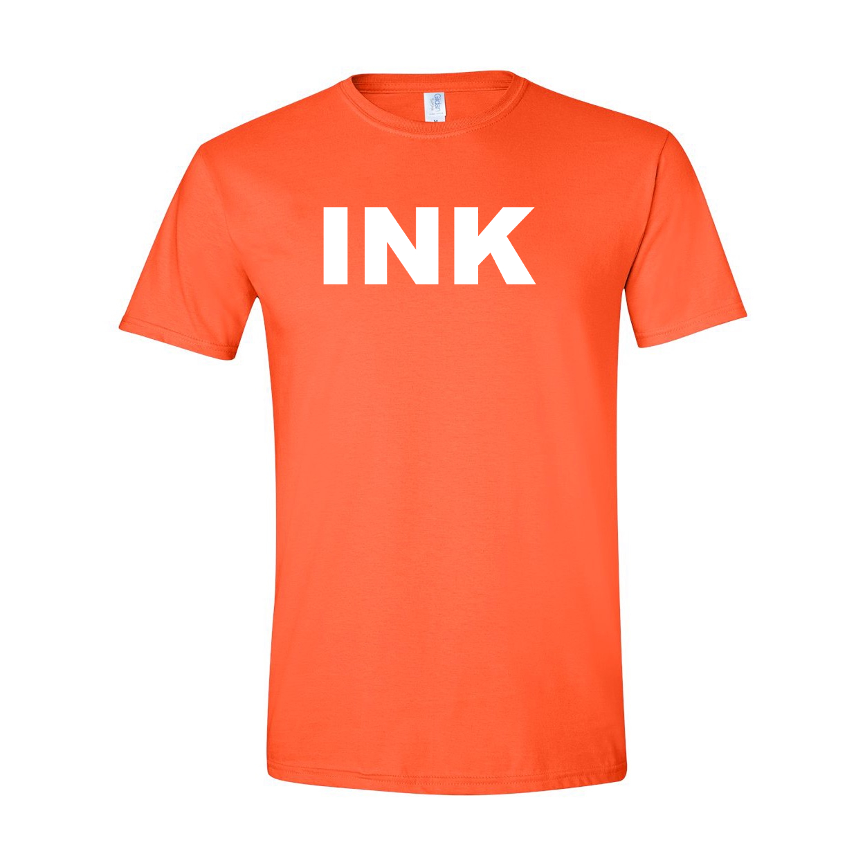 Ink Brand Logo Classic T-Shirt Orange
