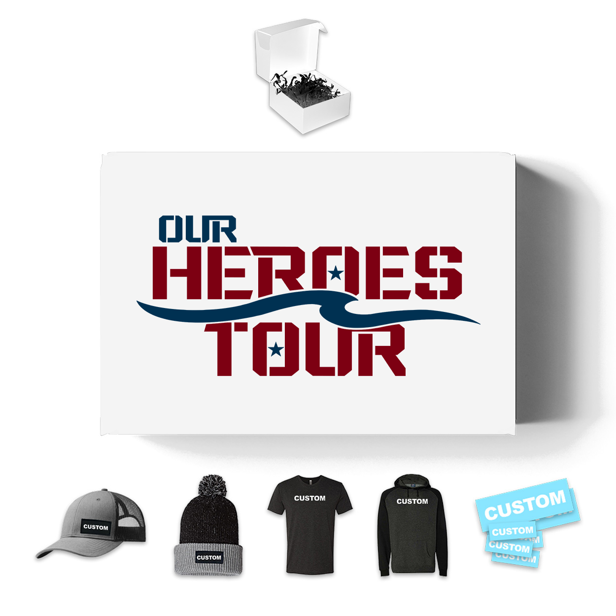 Our Heroes Tour Premium Care Package White