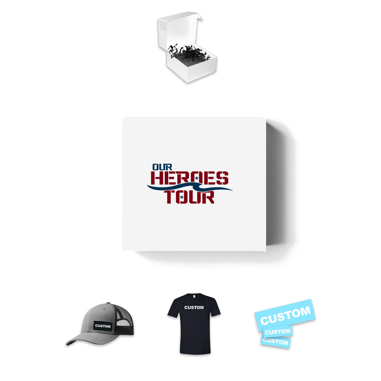 Our Heroes Tour Standard Care Package White