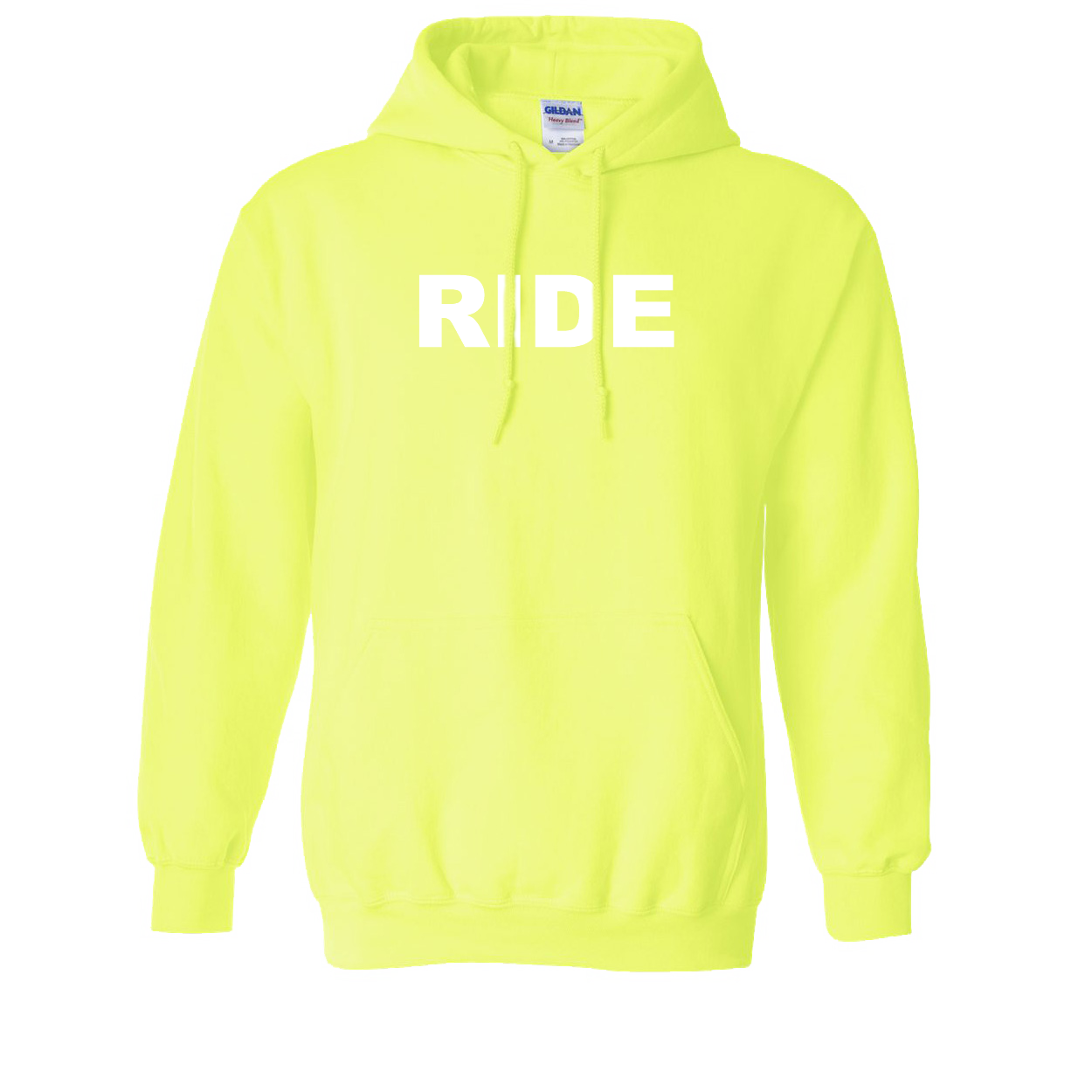 Ride Brand Logo Classic Sweatshirt Safety Yellow