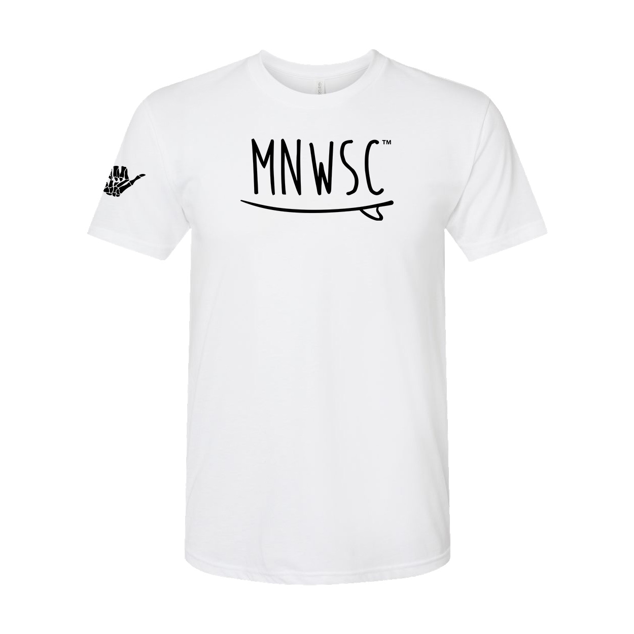 Minnesota Wakesurf Championship Classic Premium Tri-Blend T-Shirt White (Black Logo)