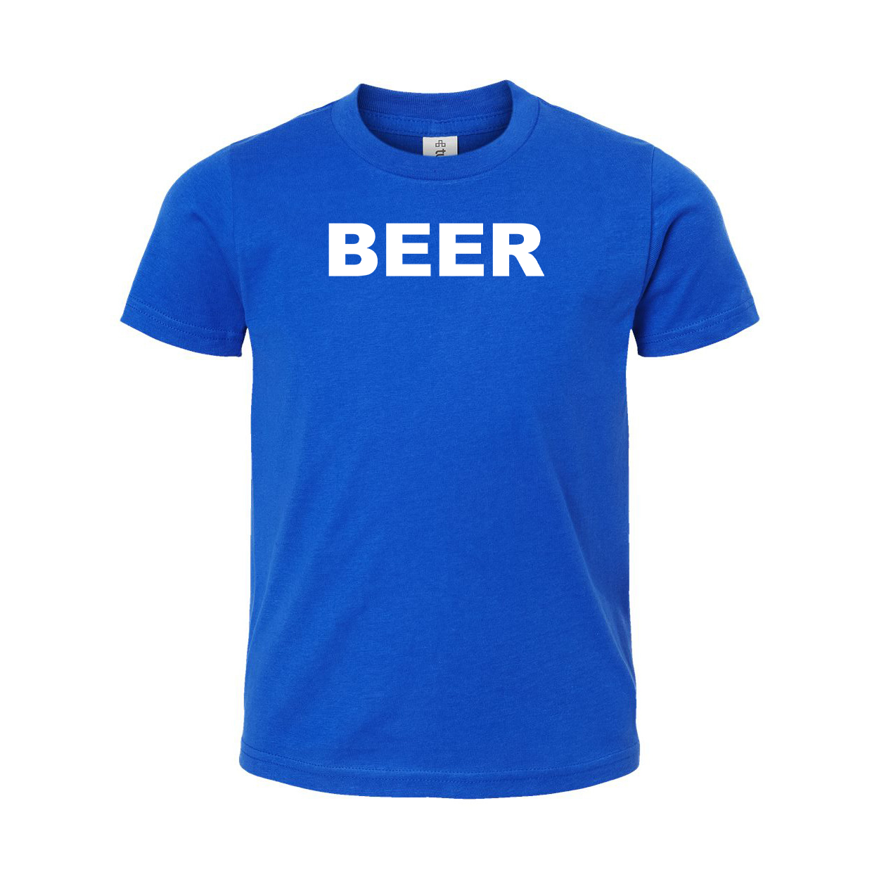 Beer Brand Logo Classic Youth T-Shirt Blue
