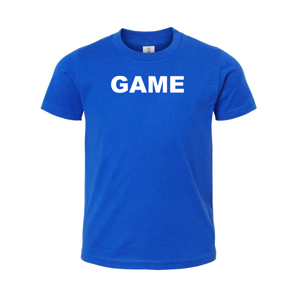 Game Brand Logo Classic Youth T-Shirt Blue