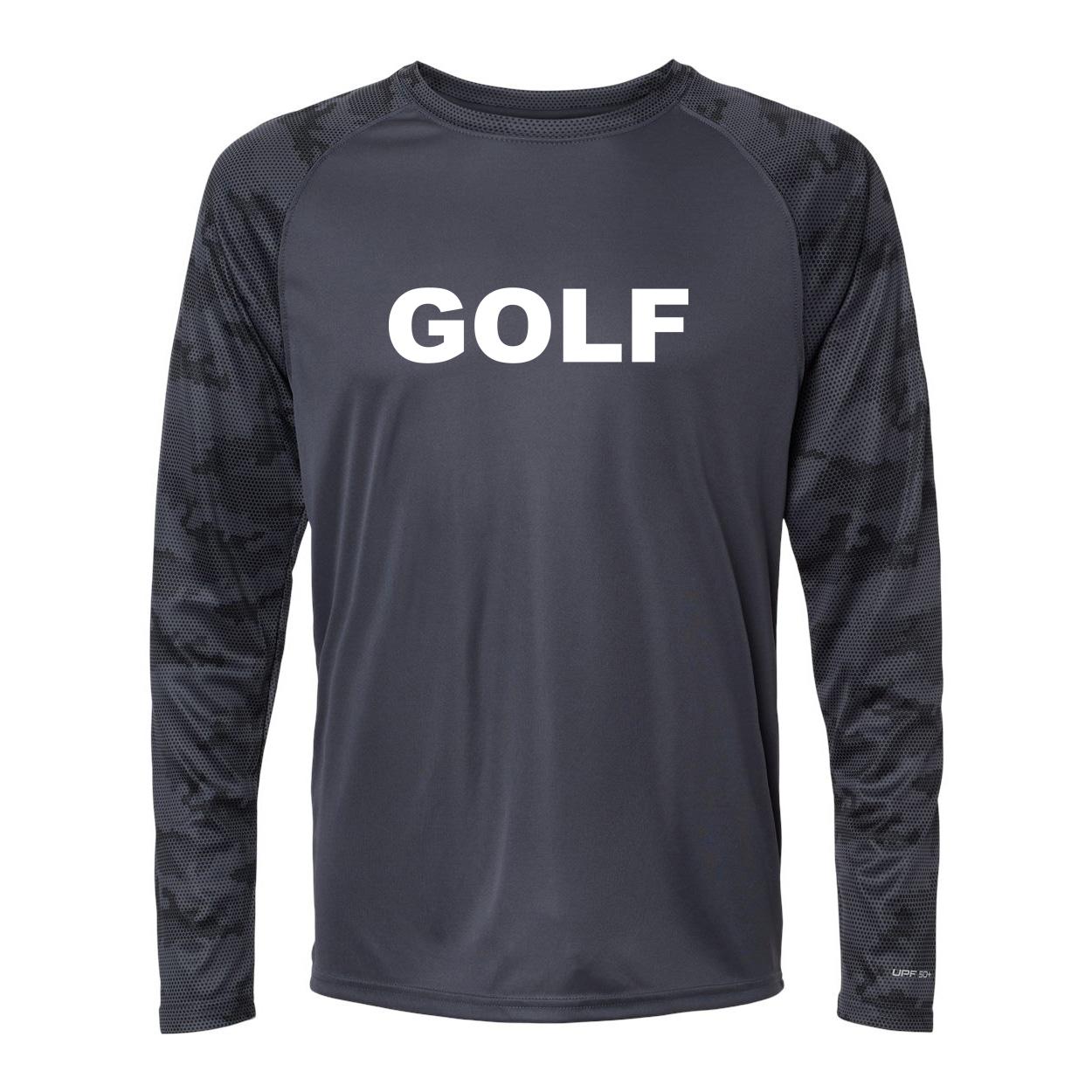 Golf Brand Logo Classic Camo Long Sleeve T-Shirt Graphite