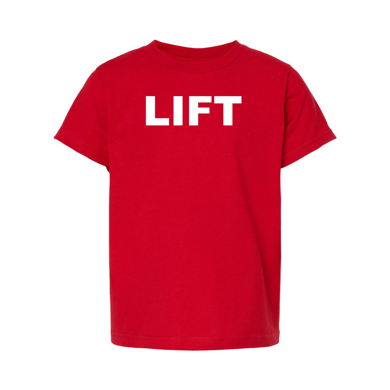 Lift Brand Logo Classic Youth Unisex T-Shirt Red 