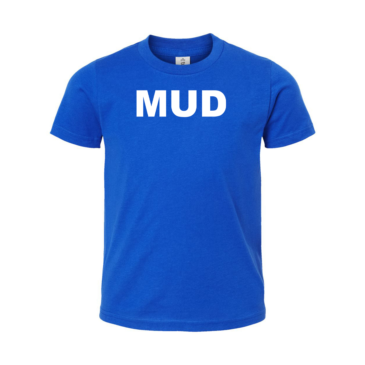 Mud Brand Logo Classic Youth T-Shirt Blue