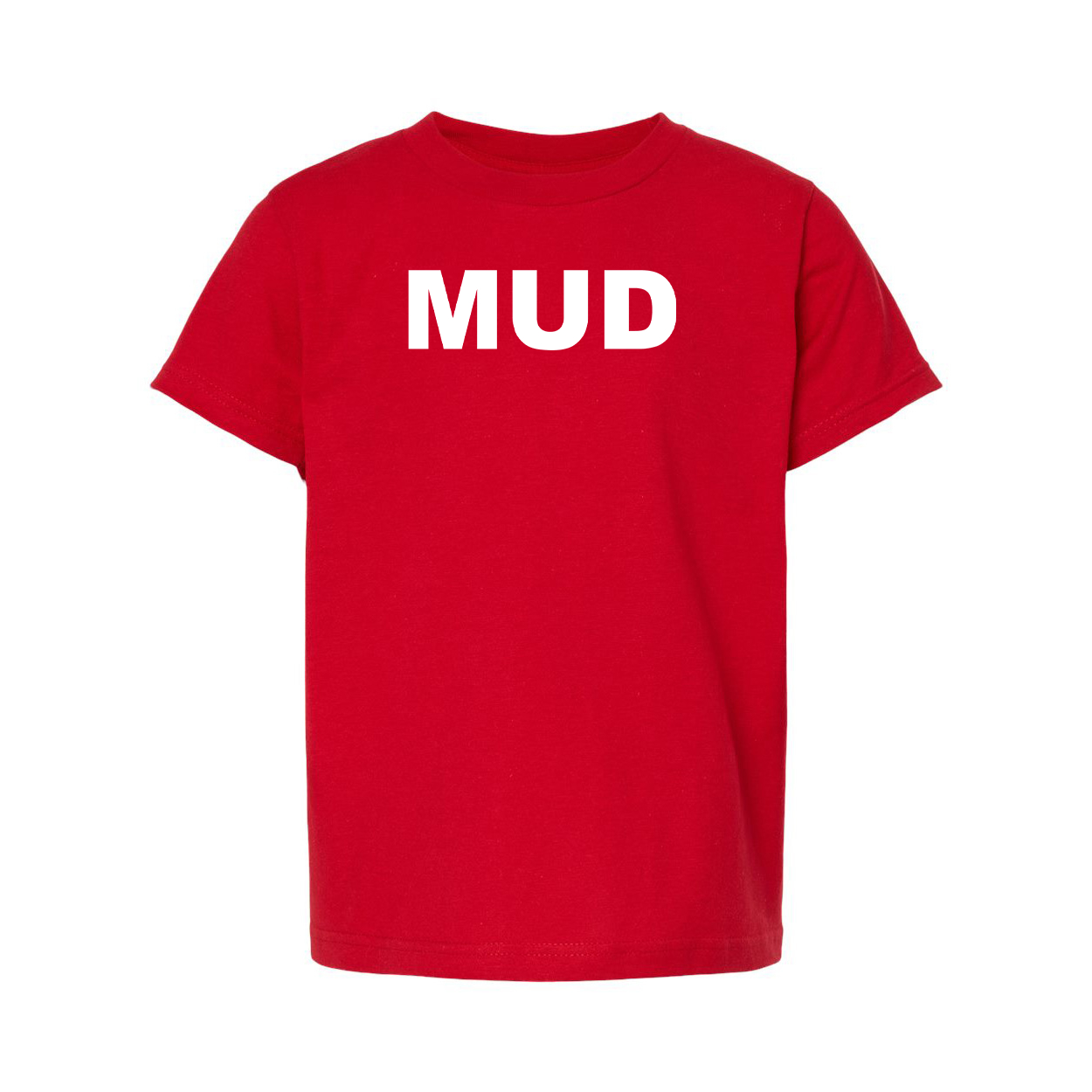 Mud Brand Logo Classic Youth Unisex T-Shirt Red 