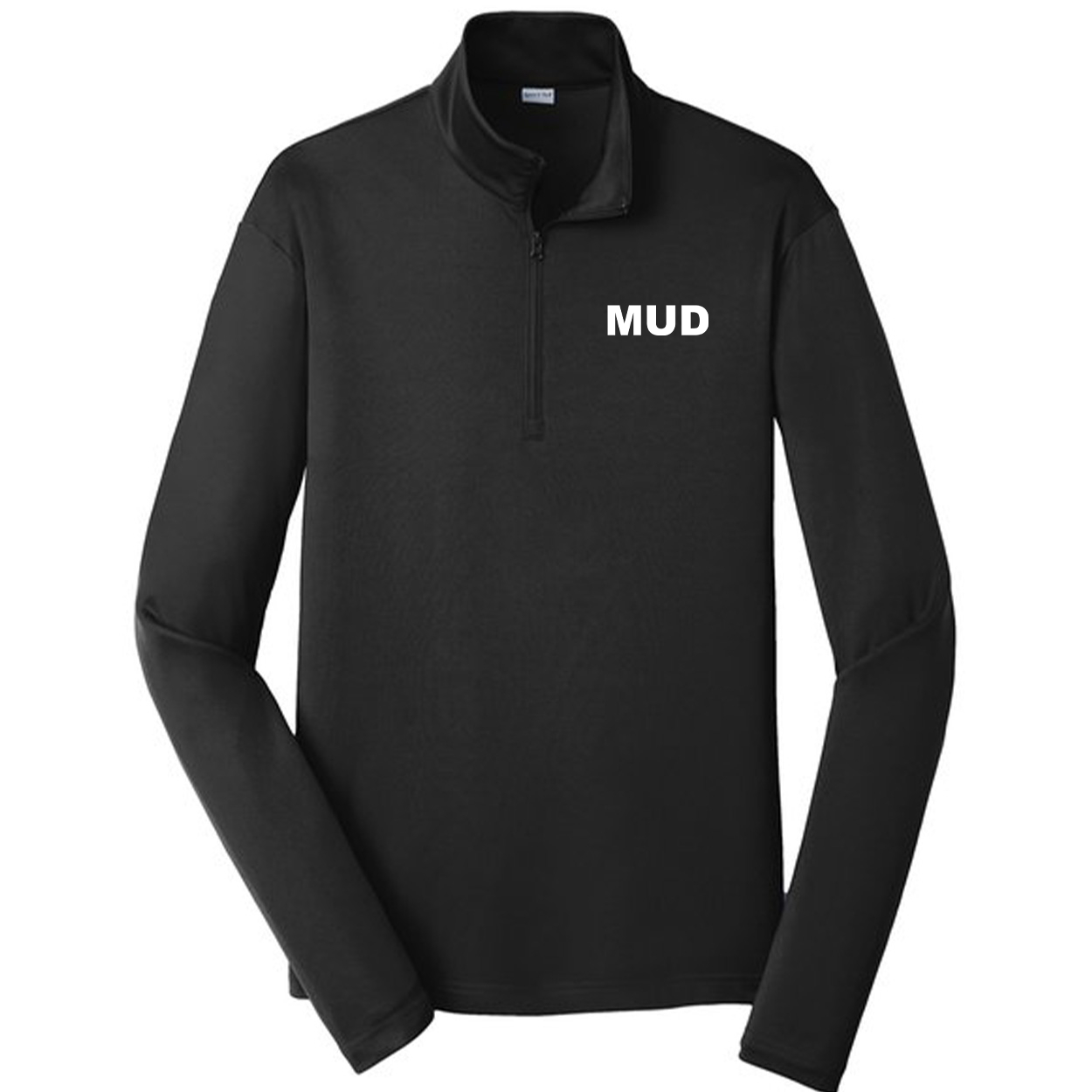 Mud Brand Logo Night Out Competitor Quarter Zip Pullover 