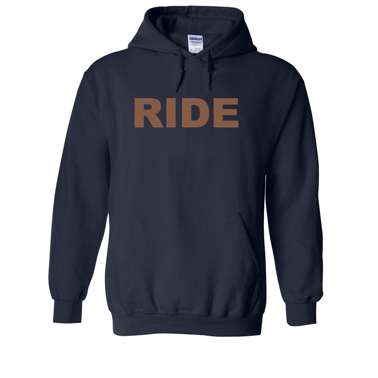 Ride Brand Logo Classic Sweatshirt Navy (Saddle Logo)
