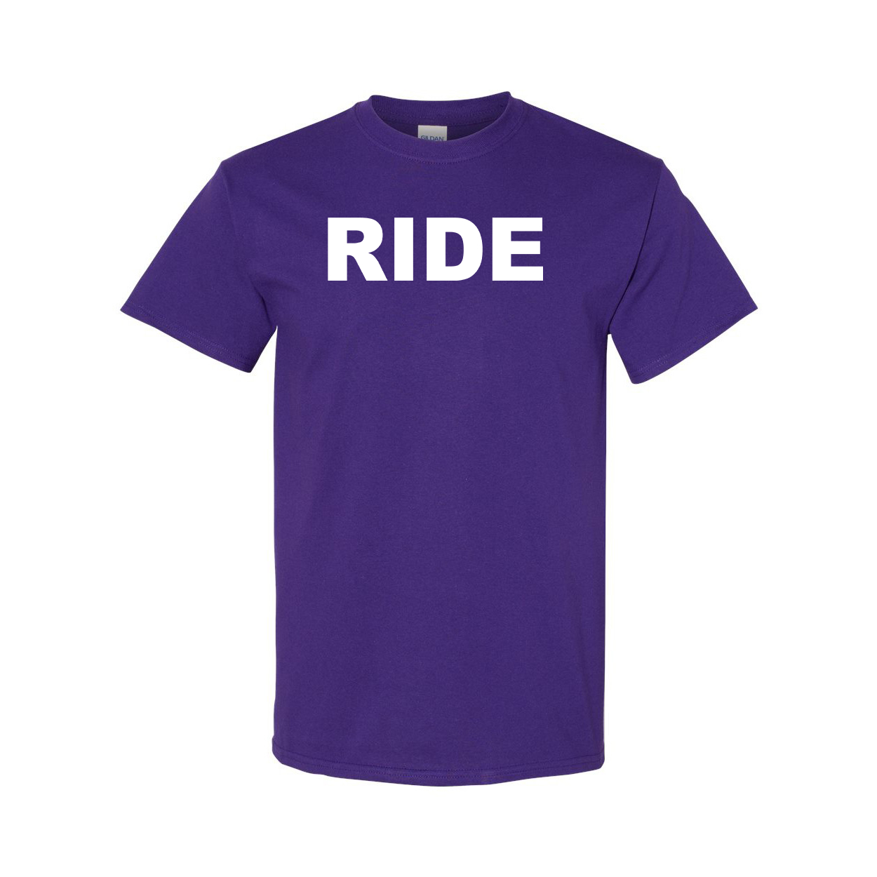 Ride Brand Logo Classic T-Shirt Purple