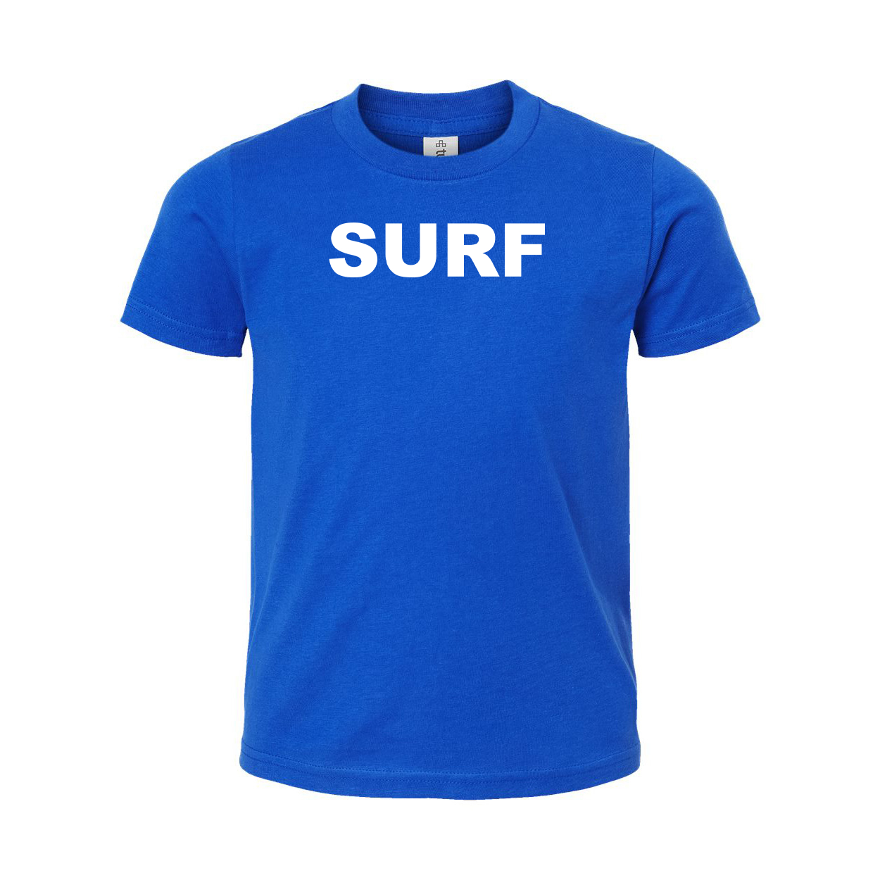 Surf Brand Logo Classic Youth T-Shirt Blue