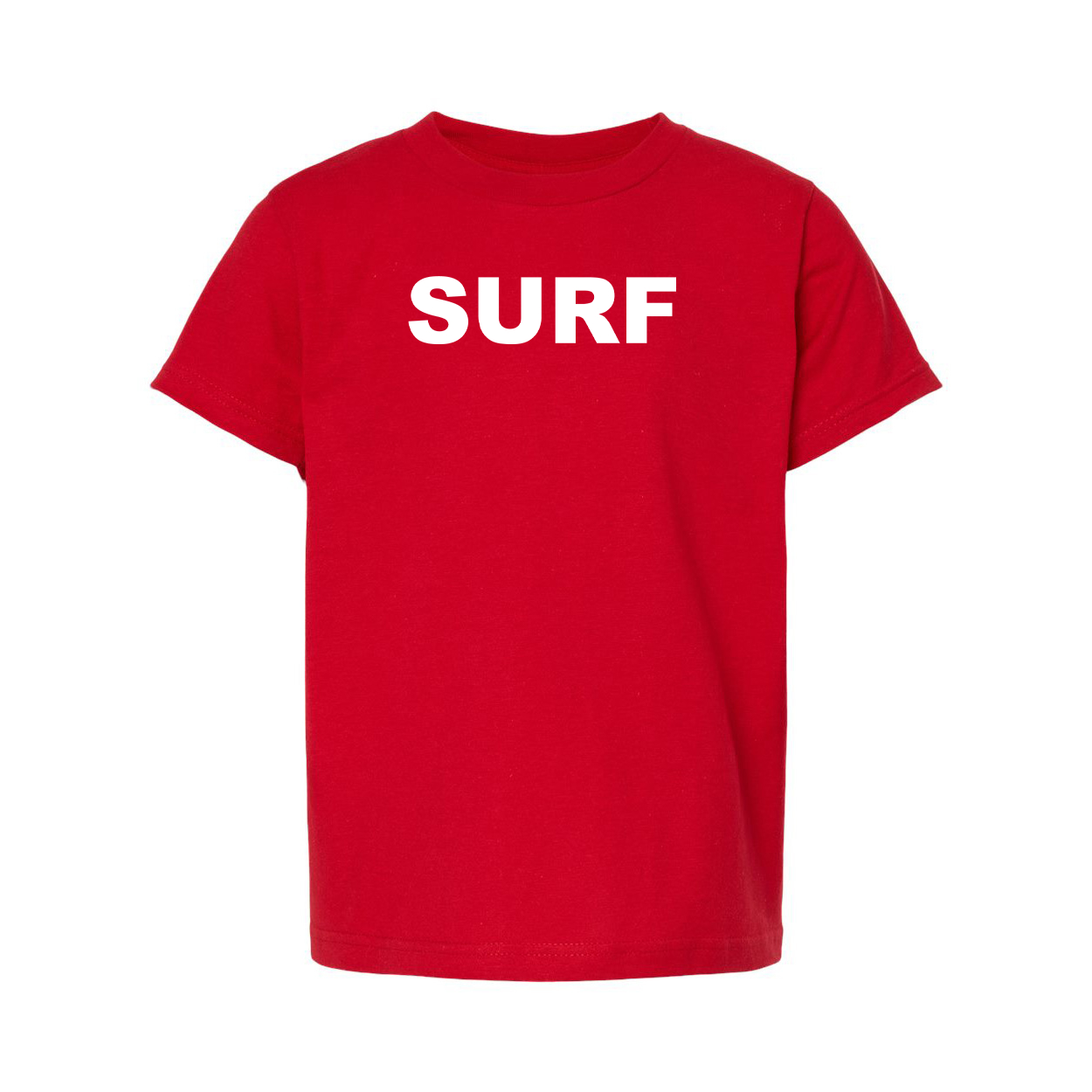 Surf Brand Logo Classic Youth Unisex T-Shirt Red 