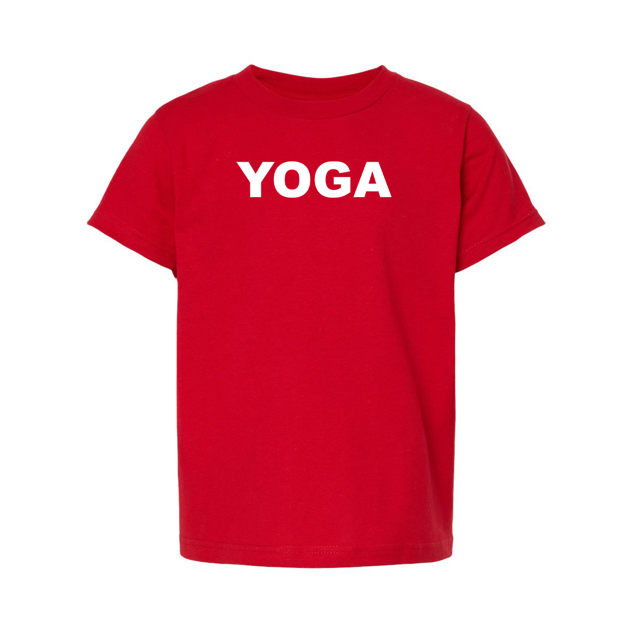 Yoga Brand Logo Classic Youth Unisex T-Shirt Red 