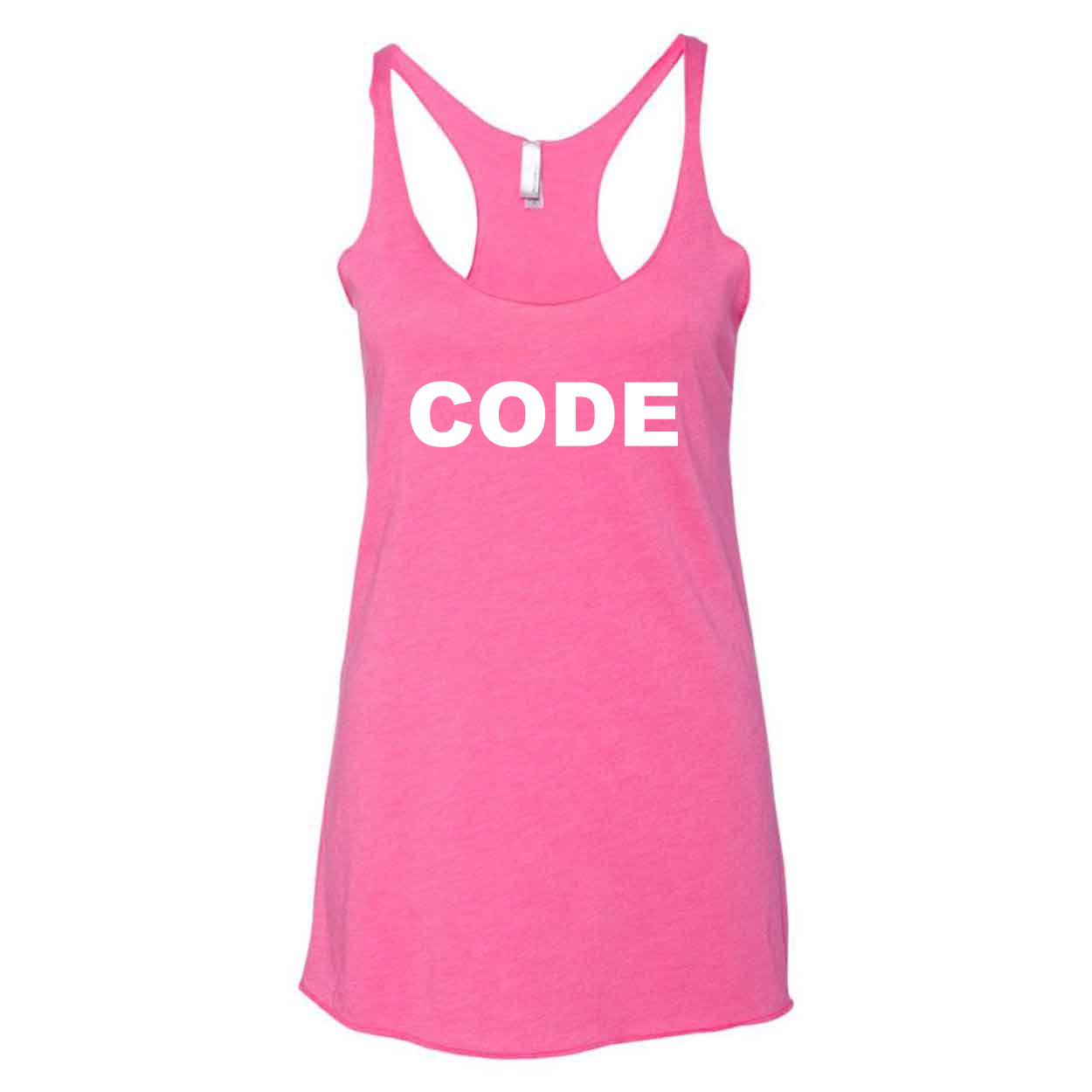 Code Brand Logo Classic Women's Ultra Thin Tank Top Vintage Pink 