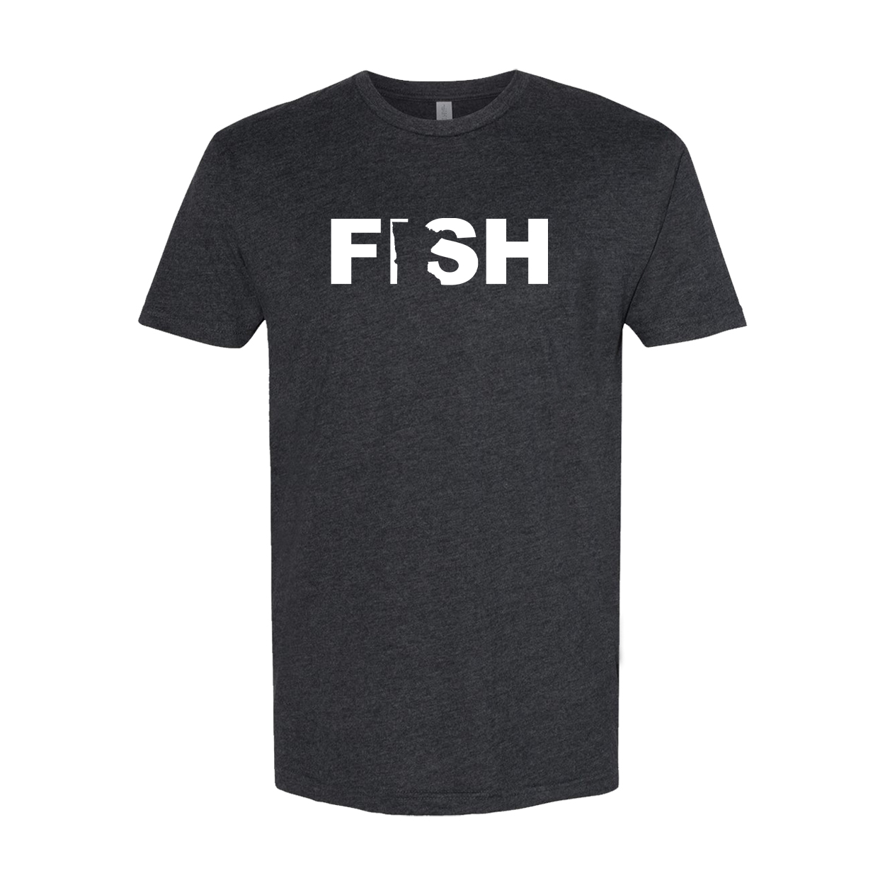 Fish Minnesota Classic Sueded T-Shirt Heather Charcoal