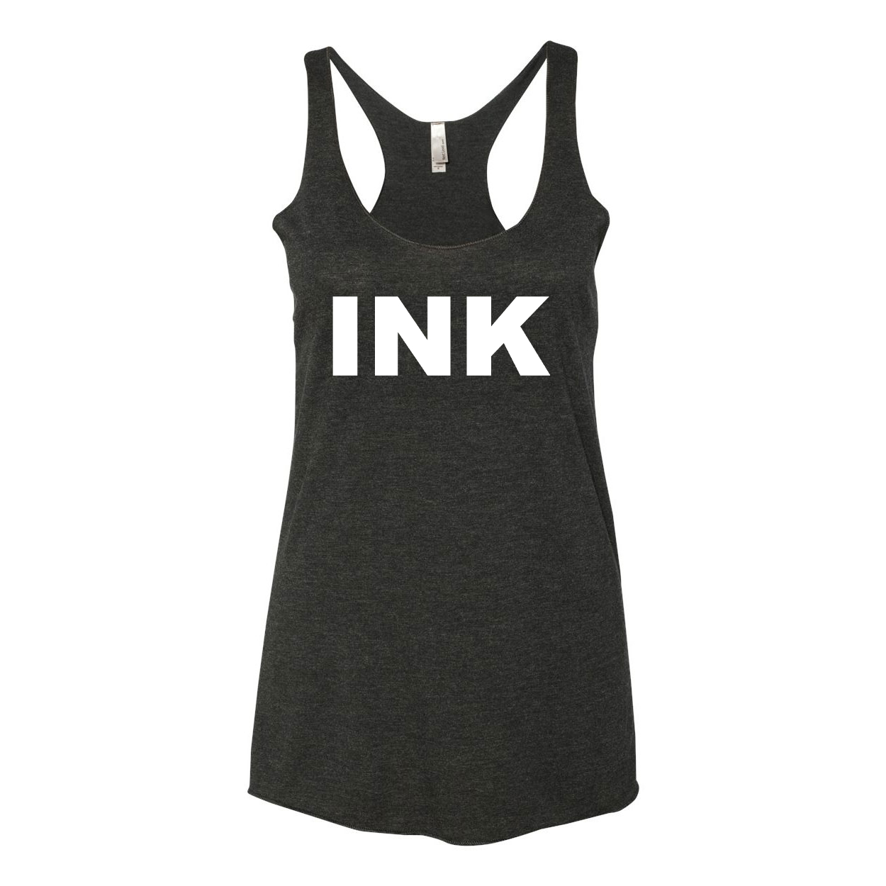 Ink Brand Logo Classic Women's Ultra Thin Tank Top Vintage Black 