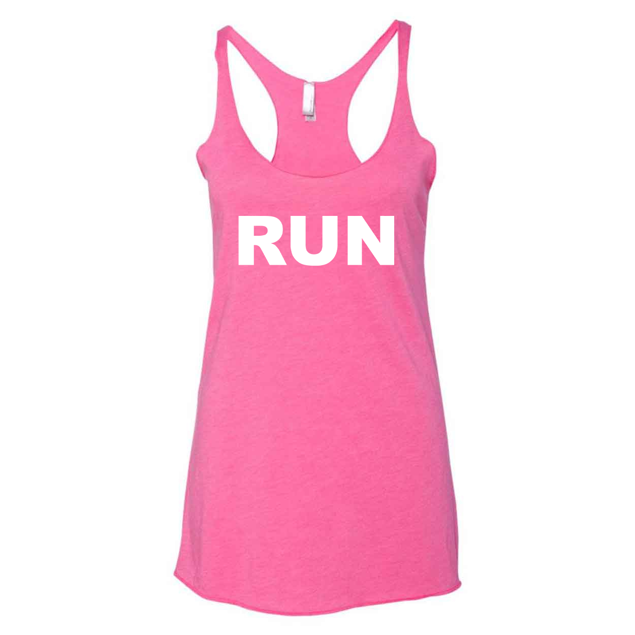 Run Brand Logo Classic Women's Ultra Thin Tank Top Vintage Pink 