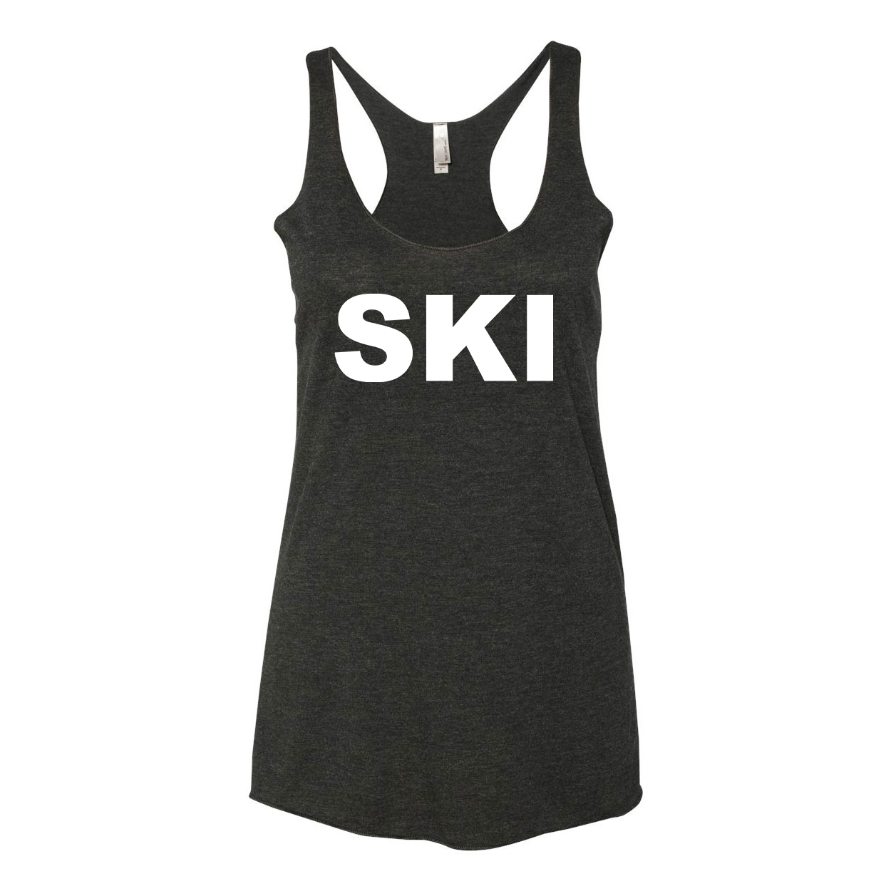 Ski Brand Logo Classic Women's Ultra Thin Tank Top Vintage Black 