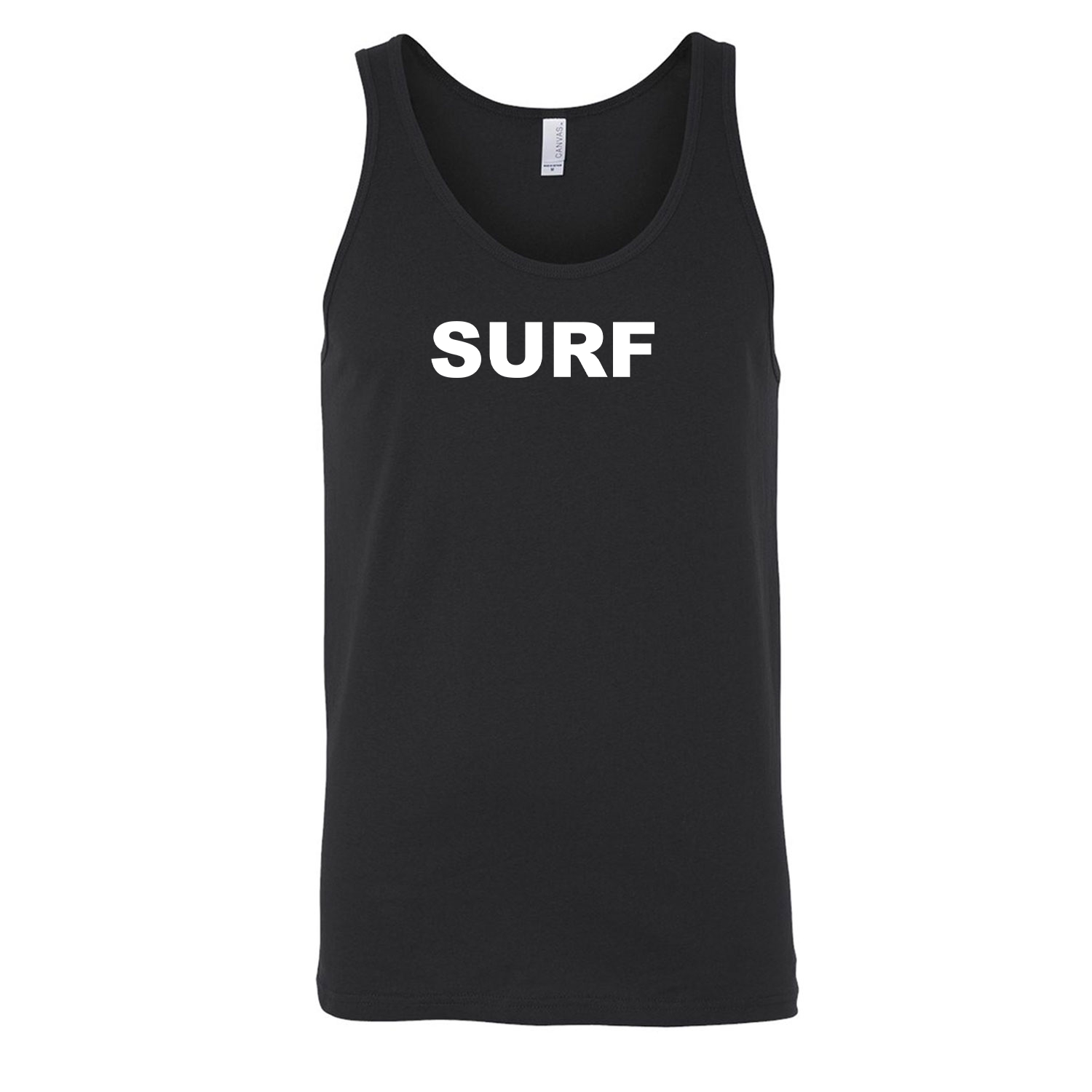 Surf Brand Logo Classic Men's Unisex Tank Top Black 