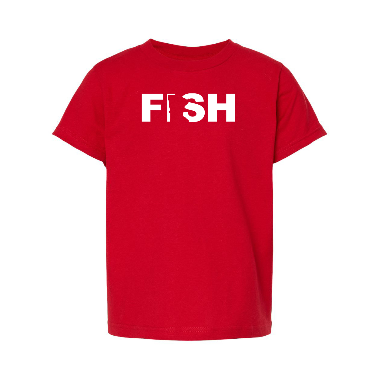 Fish Minnesota Classic Youth Unisex T-Shirt Red