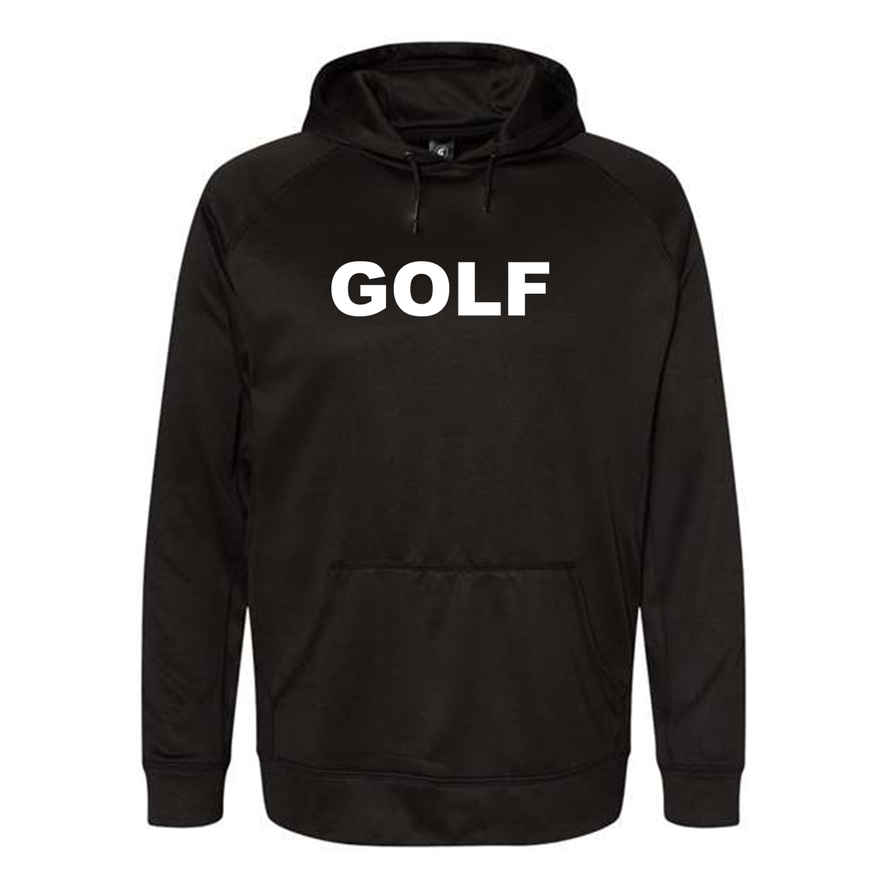 Golf Brand Logo Classic Performance Raglan Pullover Sweatshirt Black