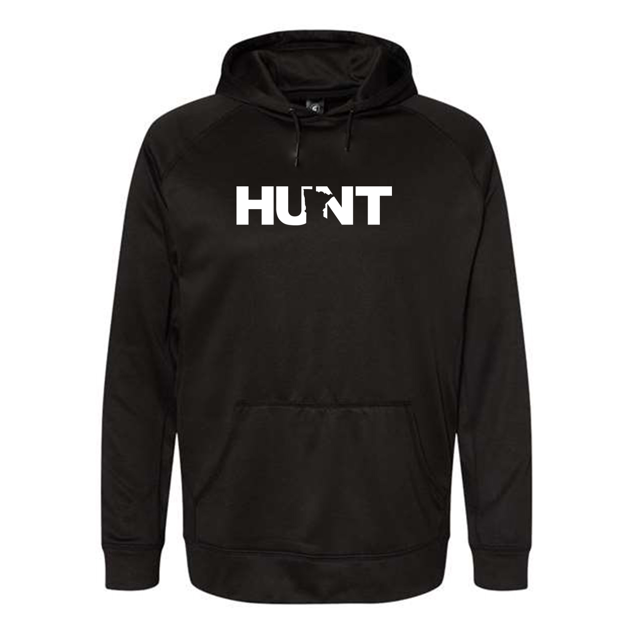 Hunt Minnesota Classic Performance Raglan Pullover Sweatshirt Black