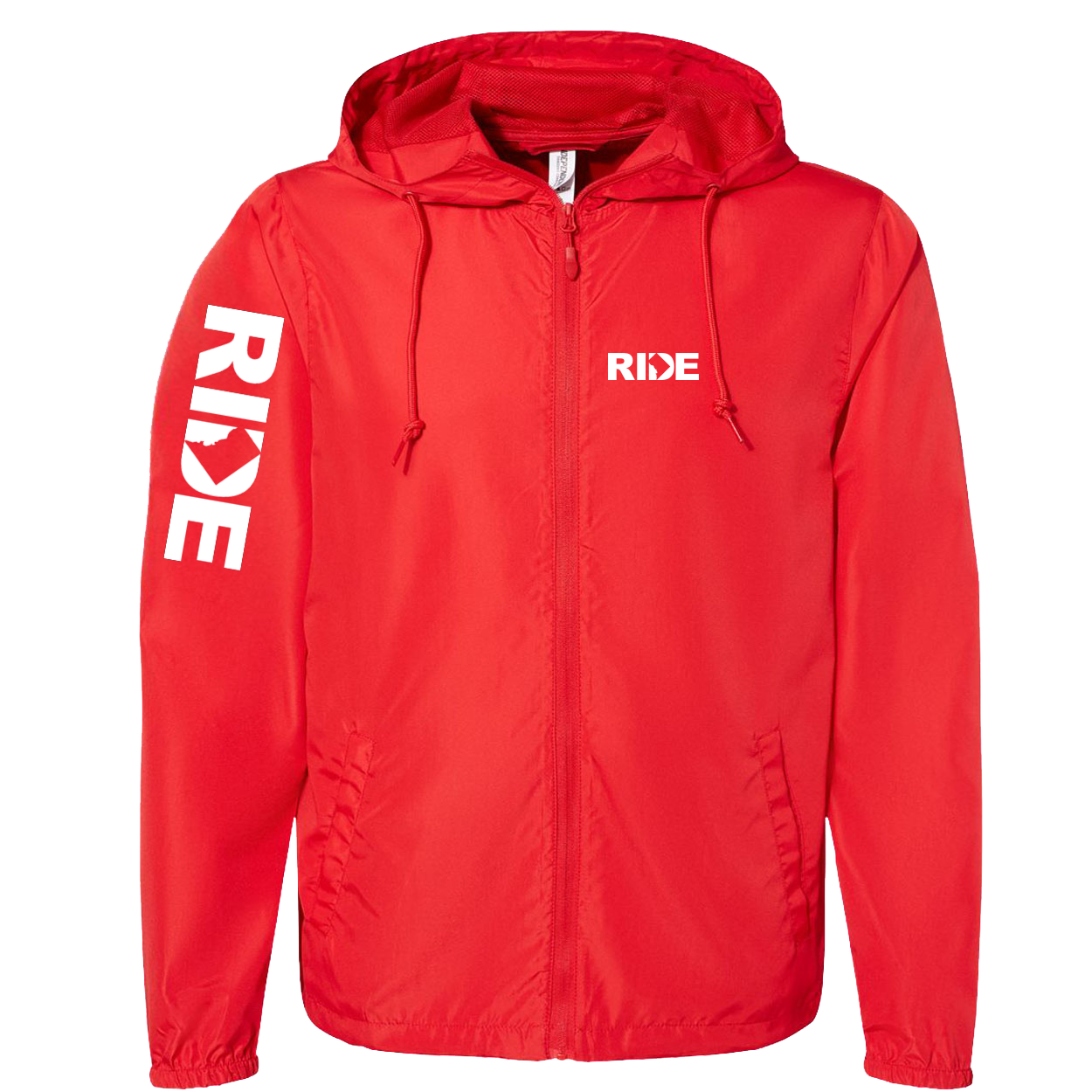 Ride District of Columbia Classic Lightweight Windbreaker Red 
