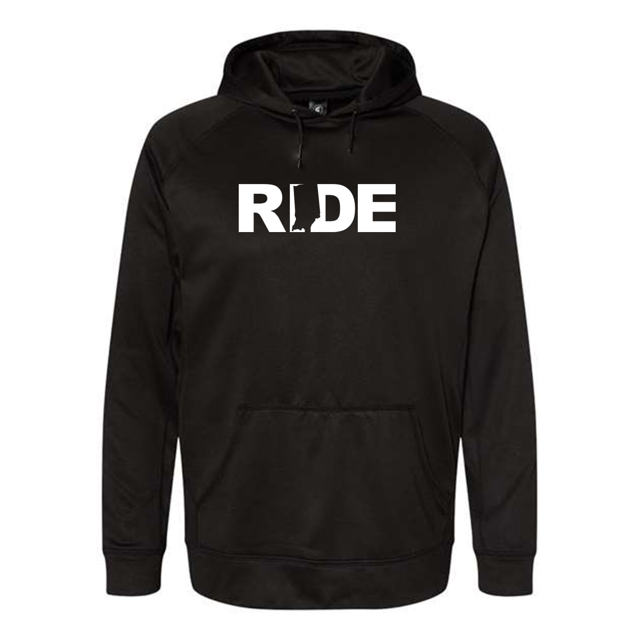 Ride Indiana Classic Performance Raglan Pullover Sweatshirt Black