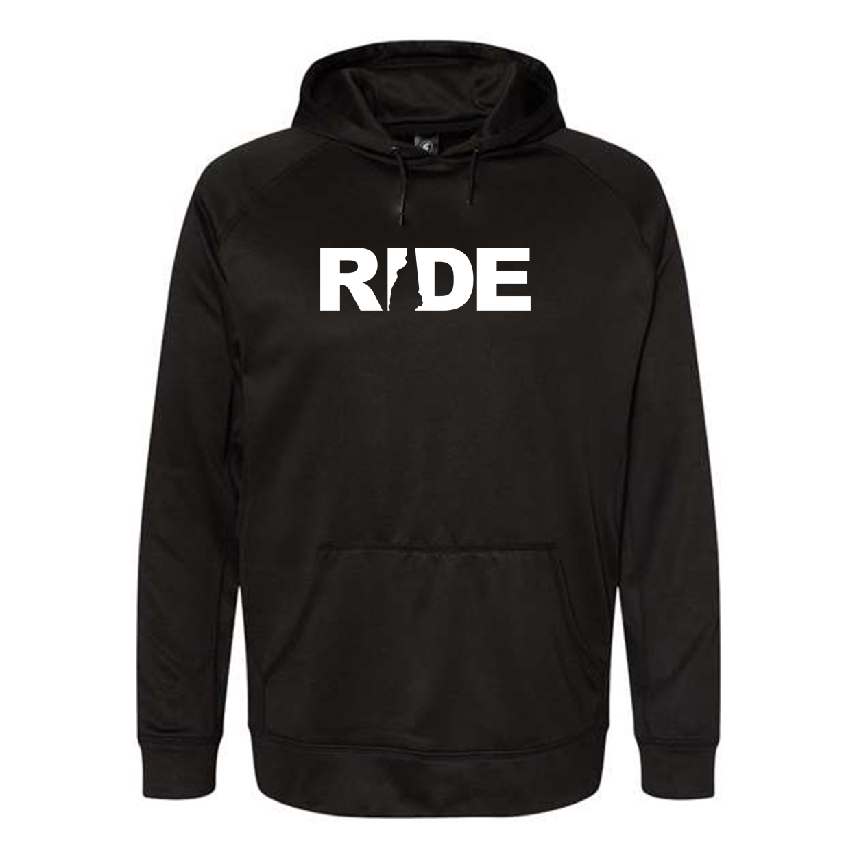 Ride New Hampshire Classic Performance Raglan Pullover Sweatshirt Black