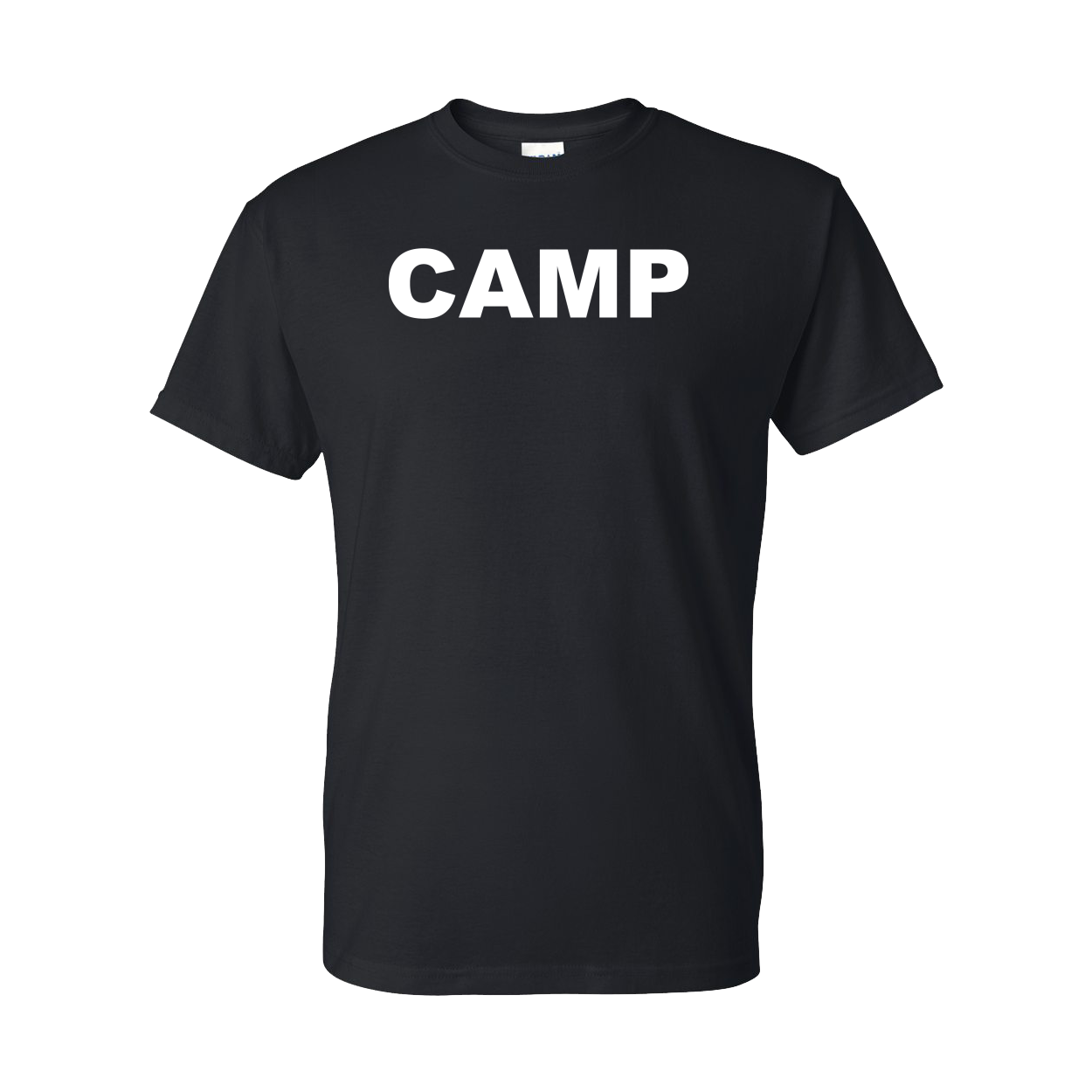 Camp Brand Logo Classic Dry Blend T-Shirt Black