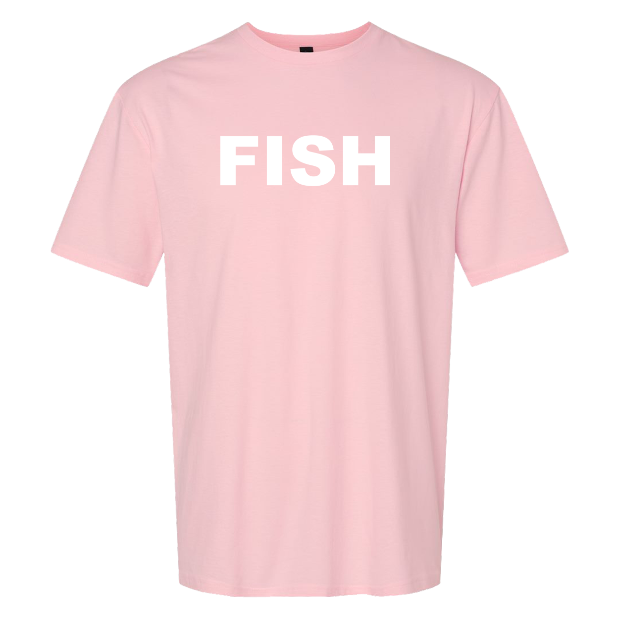 Fish Brand Logo Classic T-Shirt Light Pink