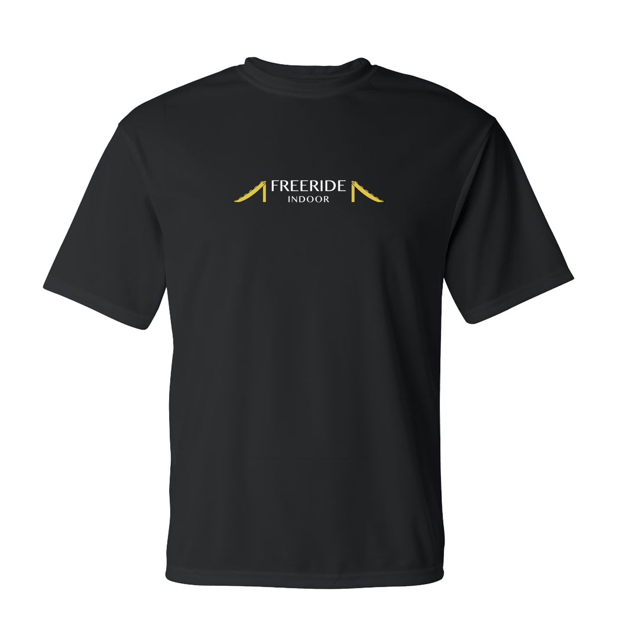 Freeride Indoor Classic Unisex Performance T-Shirt Black