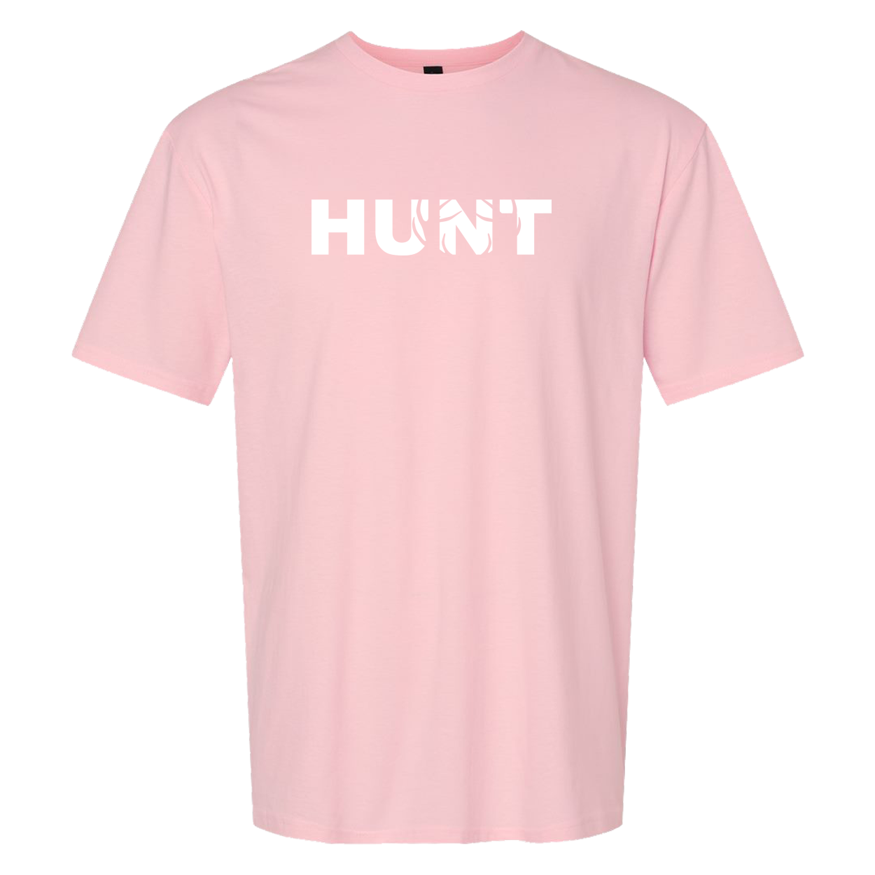 Hunt Rack Logo Classic T-Shirt Light Pink