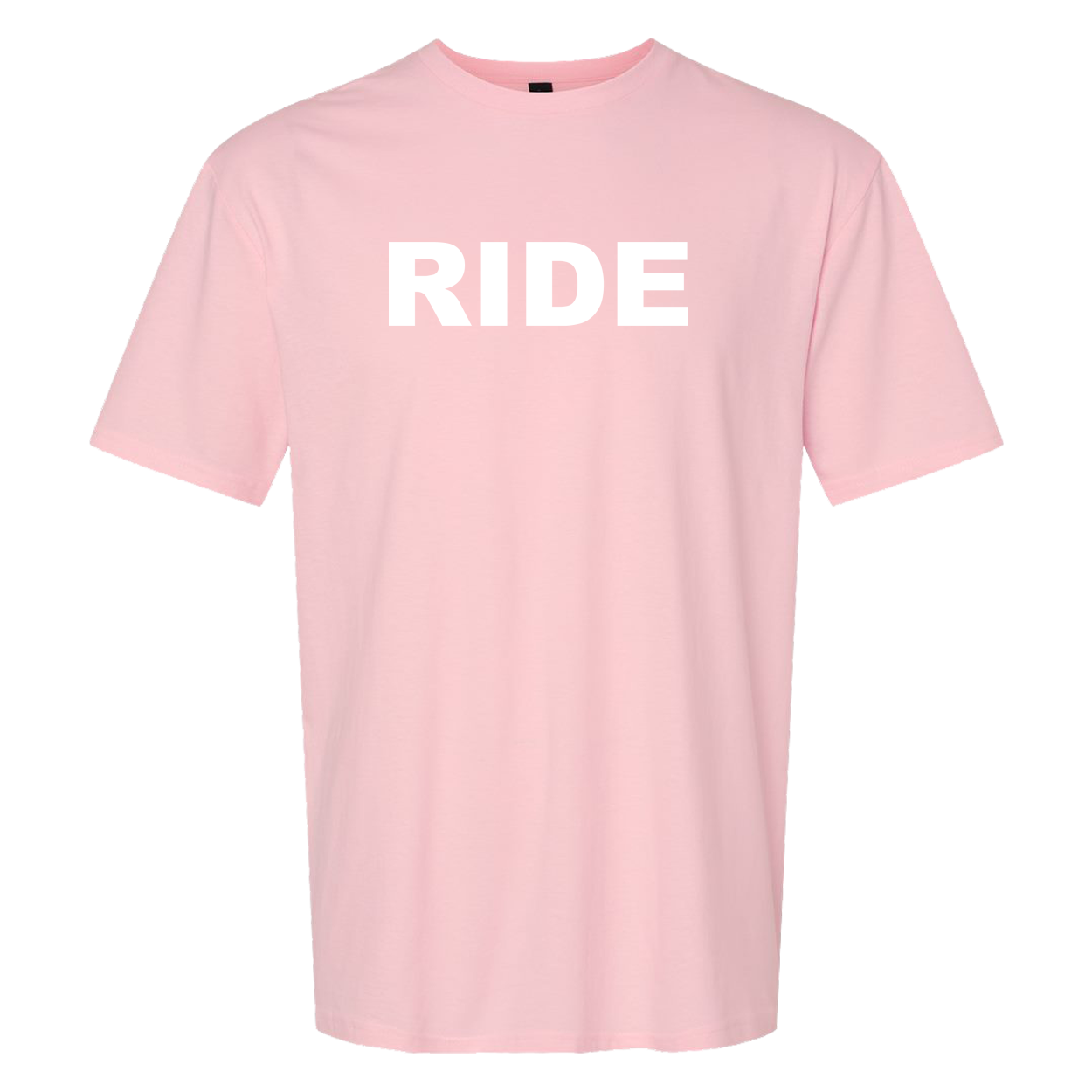 Ride Brand Logo Classic T-Shirt Light Pink