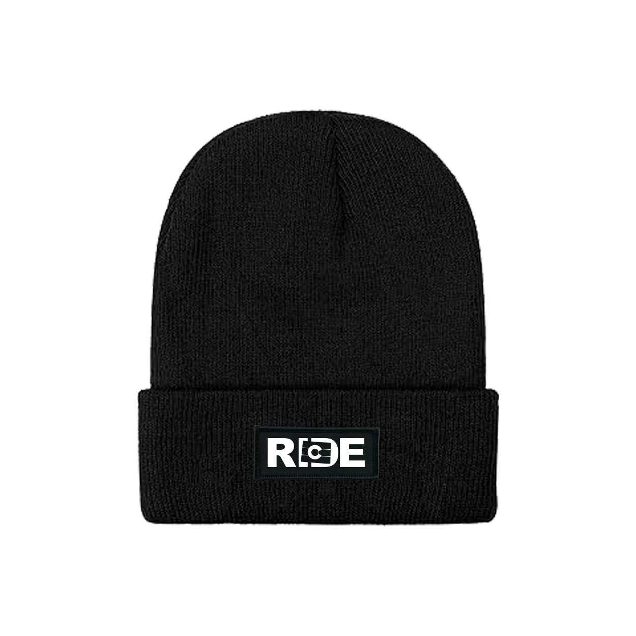 Ride Colorado Night Out Woven Patch Skully Youth Beanie Black